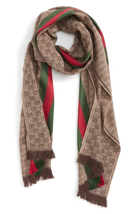 mens gucci silk scarf